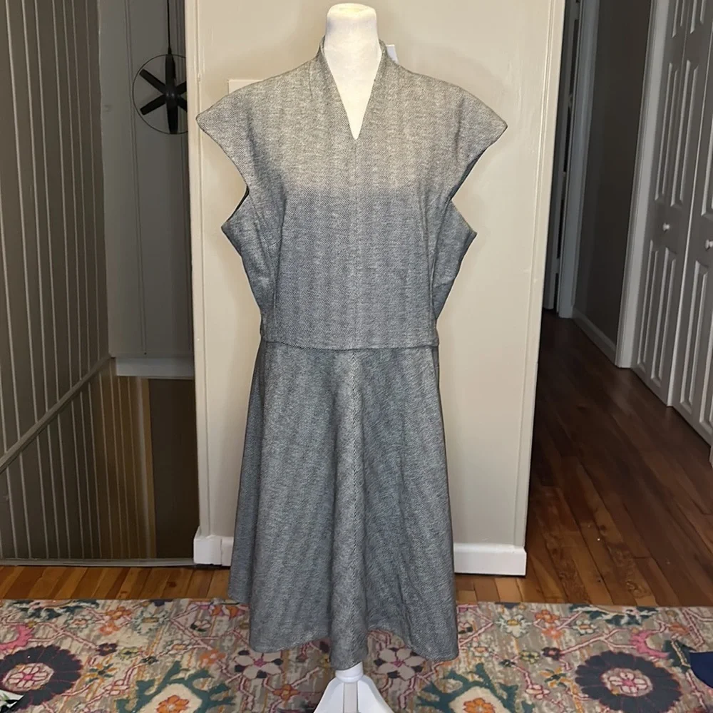 MM Lafleur The Ruth Dress in Zip Jacquard Print NWT Size 16 - Picture 3 of 16